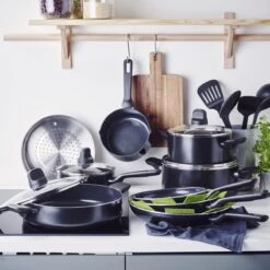 GreenPan Memphis Pannenset - 20-delig - Zwart - Inductie - PFAS-vrij -Home Keuken Winkel 1200x1200 94