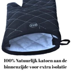 Gohh 2 Canvas Ovenhandschoenen Ovenwanten Zwart - 33 Cm (tot 300 Graden) 12 Gohh 2 Canvas Ovenhandschoenen Ovenwanten Zwart - 33 Cm (tot 300 Graden) -Home Keuken Winkel 1200x1200 976