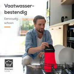 KitchenLove Ovenwanten - 2 Stuks Ovenhandschoenen - Hittebestendig Tot 250 °C - Siliconen - Rood 12 KitchenLove Ovenwanten - 2 Stuks Ovenhandschoenen - Hittebestendig Tot 250 °C - Siliconen - Rood -Home Keuken Winkel 1200x1200 999