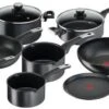 TEFAL YY4390FA Pannenset 10-delig ONBEPERKT - Antiaanbaklaag - Alle Kookplaten Inclusief Inductie - Krasbestendig - Thermo-Signal -Home Keuken Winkel 1200x604
