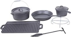 EL Fuego Dutch Oven Set Gietijzer 7-delig 17 EL Fuego Dutch Oven Set Gietijzer 7-delig -Home Keuken Winkel 1200x628 1