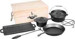 EL Fuego Dutch Oven Set Gietijzer 7-delig 19 EL Fuego Dutch Oven Set Gietijzer 7-delig -Home Keuken Winkel 1200x637