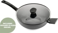 ISENVI Avon Keramische Wok Met Deksel 36 CM - Ergo Greep -Home Keuken Winkel 1200x692