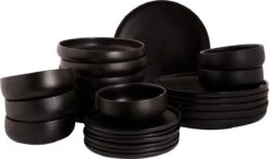Maastricht Porselein Serviesset Universe Porselein 6-persoons 24-delig Zwart -Home Keuken Winkel 1200x707 5