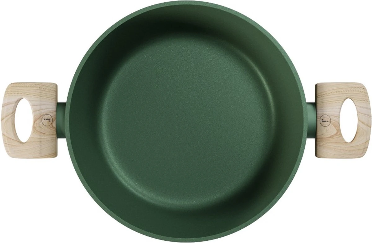 Forest, Braadpan Met Deksel – Ø 16 Cm – 100% Gerecycled Aluminium – Geschikt Voor Alle Warmtebronnen - Duurzame Pan – PFOA Vrij – Sudderpan – Stoofpan – 2.5 L 9 Forest, Braadpan Met Deksel – Ø 16 Cm – 100% Gerecycled Aluminium – Geschikt Voor Alle Warmtebronnen - Duurzame Pan – PFOA Vrij – Sudderpan – Stoofpan – 2.5 L - Afbeelding 7