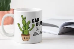 Mok - Koffiemok - Spreuken - Quote - 'Kak Dus Dat Je Weggaat' - Baan - Mokken - 350 ML - Beker - Koffiemokken - Theemok - Mok Met Tekst -Home Keuken Winkel 1200x800 80