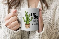 Mok - Koffiemok - Spreuken - Quote - 'Kak Dus Dat Je Weggaat' - Baan - Mokken - 350 ML - Beker - Koffiemokken - Theemok - Mok Met Tekst -Home Keuken Winkel 1200x800 81