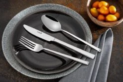 Sola Bestekset Luxor - Modern - 9 Persoons - 90 Delig - Zilverwit Edelstaal 18/10 - RVS - Zilver -Home Keuken Winkel 1200x801 14
