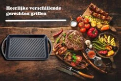 Kicinn Grillplaat - Gietijzer - Geëmailleerd - Incl. Accessoires - Ø 33 X 21.8 Cm (LxB) -Home Keuken Winkel 1200x801 8