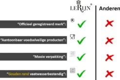 LeRijn® Serviesset Deventer 6 Persoons - 18 Delig - Licht Crème Wit Met Gouden Rand En Motief - Dinerborden - Soepborden - Dessertborden - Borden Servies - Bordenset -Home Keuken Winkel 1200x802 3
