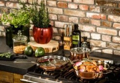 Koekenpan Ø26cm Met Deksel - Inductie - Koper - DUCQ 16 Koekenpan Ø26cm Met Deksel - Inductie - Koper - DUCQ -Home Keuken Winkel 1200x832 2