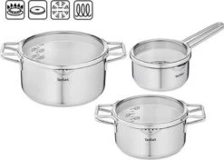 Tefal Nordica Pannenset 3 Delig - Steelpan Ø 16 Cm & Kookpan Ø 20 + Ø 24 Cm -Home Keuken Winkel 1200x853 2