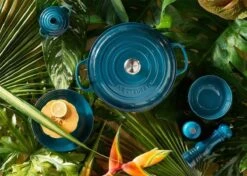 Le Creuset Braadpan Campagnard Signature Deep Teal - ø 30 Cm / 3.5 Liter -Home Keuken Winkel 1200x853 3