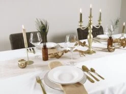 LeRijn® Serviesset Deventer 6 Persoons - 18 Delig - Licht Crème Wit Met Gouden Rand En Motief - Dinerborden - Soepborden - Dessertborden - Borden Servies - Bordenset -Home Keuken Winkel 1200x899 13