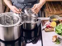 BK Q-linair Master Glas Pannenset - 5-delig - Glazen Deksel - Veilig Afgietsysteem - Inductie -Home Keuken Winkel 1200x900 7