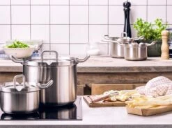 BK Q-linair Master Glas Pannenset - 5-delig - Glazen Deksel - Veilig Afgietsysteem - Inductie -Home Keuken Winkel 1200x900 8