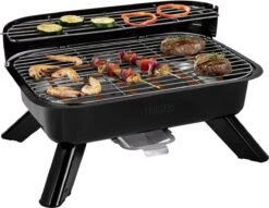 Princess 112252 Hybride Barbecue – Elektrische BBQ - Tafelmodel - 2000W - 44x 29cm - Gebruik Elektrisch Of Met Kolen -Home Keuken Winkel 1200x930 1