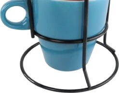 Orange85 Koffiekopjes - Met Houder - Set Van 6 - Gekleurd - 300 Ml - Keramiek -Home Keuken Winkel 1200x936