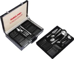 Swiss Pro+ Bestekset In Koffer-72 Delig-12 Persoons-Zwitsers Kwaliteit-Complete Set-100% Roestvrijstaal-Modern 19 Swiss Pro+ Bestekset In Koffer-72 Delig-12 Persoons-Zwitsers Kwaliteit-Complete Set-100% Roestvrijstaal-Modern -Home Keuken Winkel 1200x967