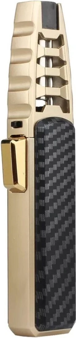 Merkloos Turbo Jetflame Aansteker - Gasbrander - Vuurwerk Torch - Crème Brûlée Brander - BBQ En Sigaren Aansteker - Windproof - Carbon Met Goudkleurige Metalen Behuizing 12 Merkloos Turbo Jetflame Aansteker - Gasbrander - Vuurwerk Torch - Crème Brûlée Brander - BBQ En Sigaren Aansteker - Windproof - Carbon Met Goudkleurige Metalen Behuizing -Home Keuken Winkel 272x1200