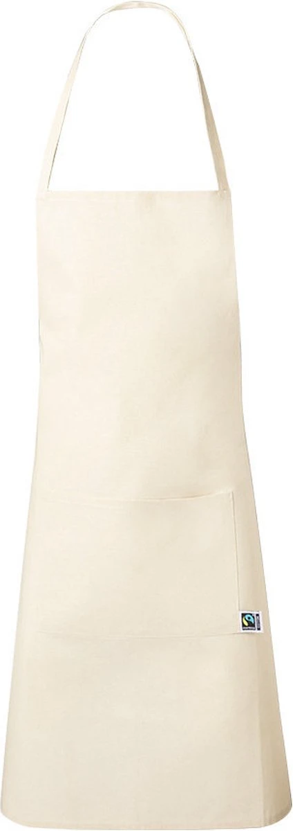 Keukenschort - Kookschort - Voor Mannen En Vrouwen - Fairtrade Katoen - Beige 5 Keukenschort - Kookschort - Voor Mannen En Vrouwen - Fairtrade Katoen - Beige - Afbeelding 3