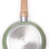 Just Vegan Koekenpan ECO Met Afneembaar Handvat 20 Cm Aluminium Groen -Home Keuken Winkel 668x1200