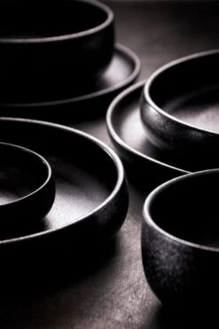 Maastricht Porselein Serviesset Universe Porselein 6-persoons 24-delig Zwart -Home Keuken Winkel 800x1200 32