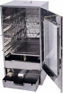 2-L Home & Garden XL Rookoven - RVS - 80x40x28 Cm - 3 Etages -Home Keuken Winkel 824x1200 1