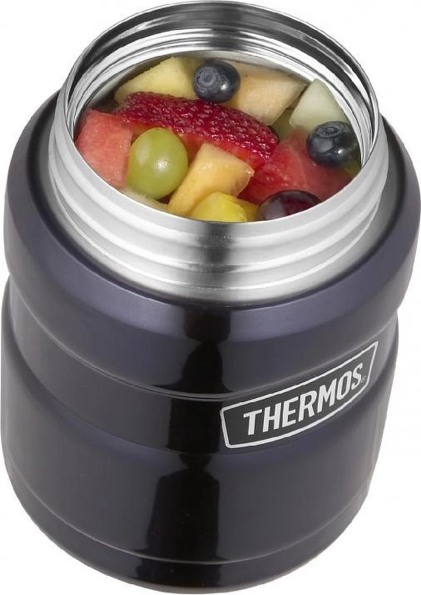 Thermos King Voedseldrager - 450 Ml - Blauw 4 Thermos King Voedseldrager - 450 Ml - Blauw - Afbeelding 2