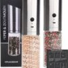 DODANA Premium Peper - & Zoutmolen Elektrisch - 1 Stuk - Pepermolen - Zoutmolen - Oplaadbaar - USB - Elektrische Pepermolen - RVS - Zwaartekracht Functie - LED Lamp - Nl Handleiding - Incl Borsteltje -Home Keuken Winkel 853x1200 1