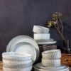 Selinex Stoneware - Serviesset - Grijs - 16 Delig 4 Persoons - CADEAUTIP - CADEAU -Home Keuken Winkel 919x1200