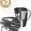 Lupine Beker RVS Dubbelwandig 200ml Lang Warm Set Van 2 Kopjes Mooie Set Bekers Van Roestvrij Staal -Home Keuken Winkel 995x1200